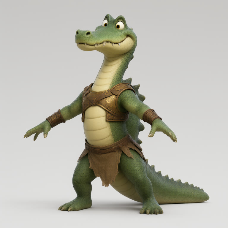 The picture the gator was made from