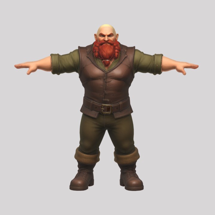 3D model render